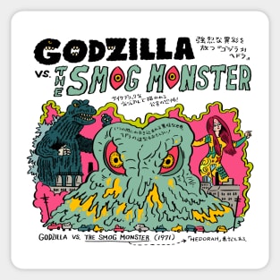 Godzilla Vs. The Smog Monster Sticker